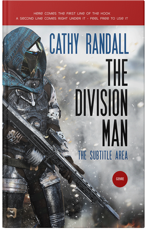 Front view of Shark #3170 - Premade Science Fiction Book Cover