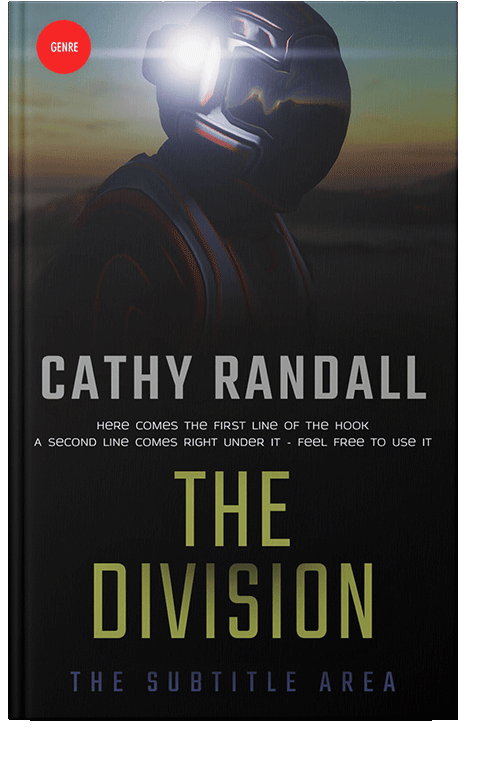 Front view of Hillary #3176 - Premade Science Fiction Book Cover