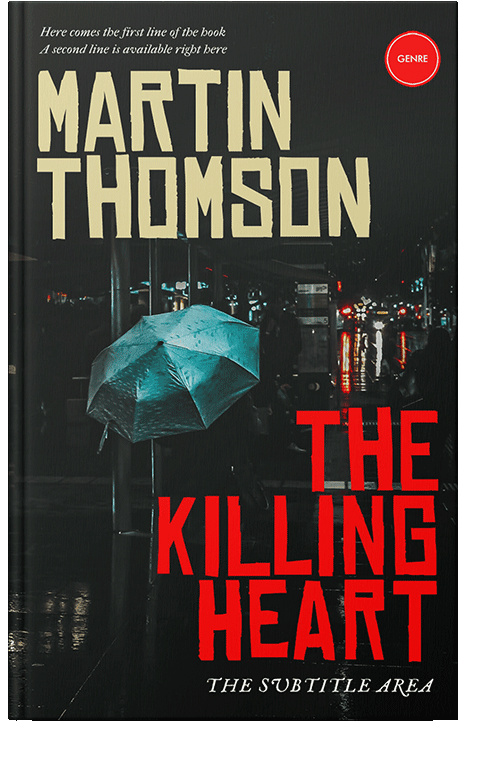 Front view of Burnt Sienna #3180 - Premade Mystery & Thriller & Suspense Book Cover