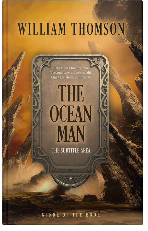 Front view of Cape Palliser #3186 - Premade Fantasy Book Cover