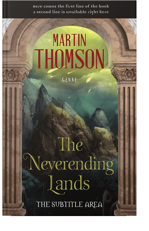 Front view of Rangitoto #3187 - Premade Fantasy Book Cover