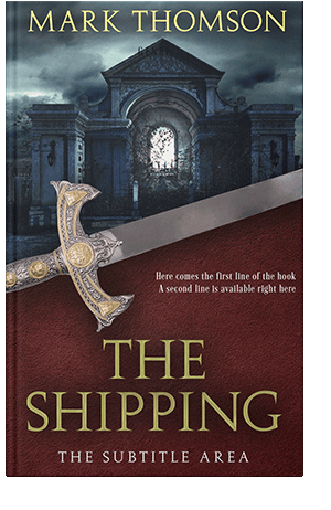 Pre Made Book Cover Woody Brown