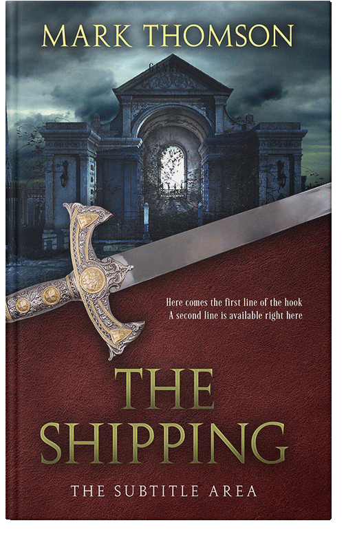 Front view of Woody Brown #3189 - Premade Historical Book Cover