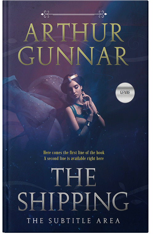 Front view of Port Gore #3190 - Premade Fantasy Book Cover