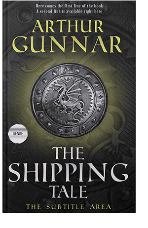 Pre Made Book Cover Cod Gray