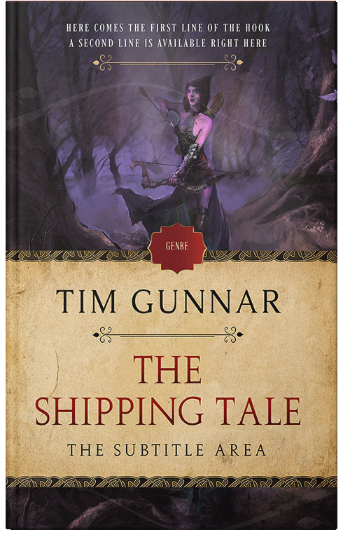 Front view of Zombie #3192 - Premade Fantasy Book Cover