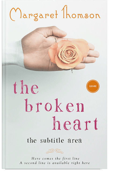 Front view of Cararra #3200 - Premade Romance Book Cover