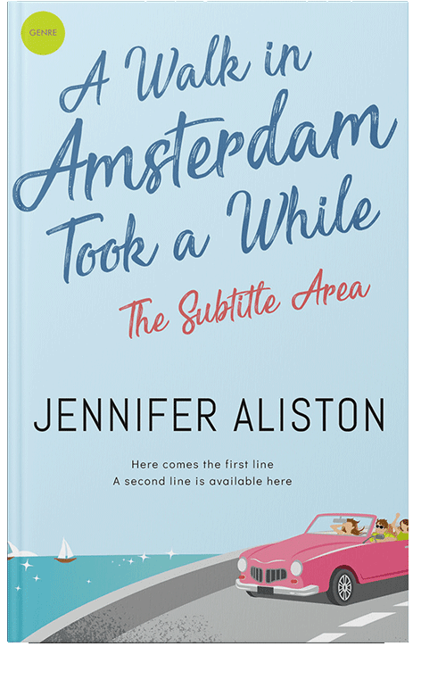 Front view of Link Water #3203 - Premade Travel Book Cover | BookCoverZone