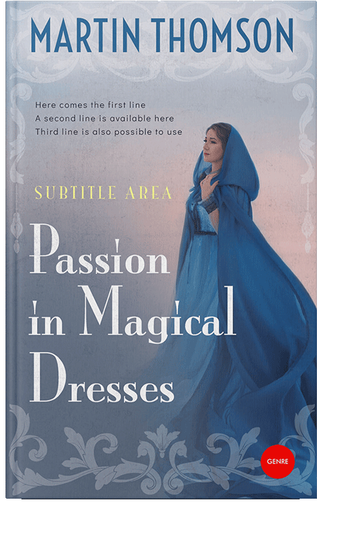 Front view of Bombay #3204 - Premade Romance Book Cover