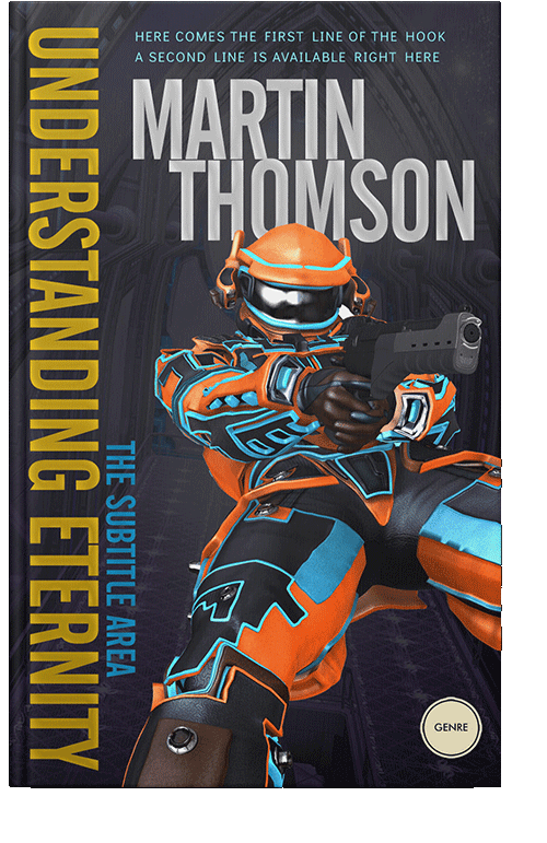 Front view of Charade #3205 - Premade Apocalyptica Book Cover