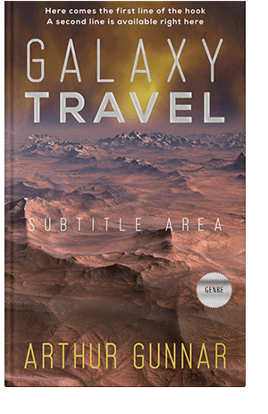 Pre Made Book Cover Tobacco Brown