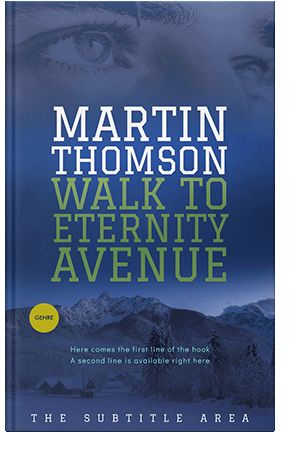 Pre Made Book Cover Astronaut