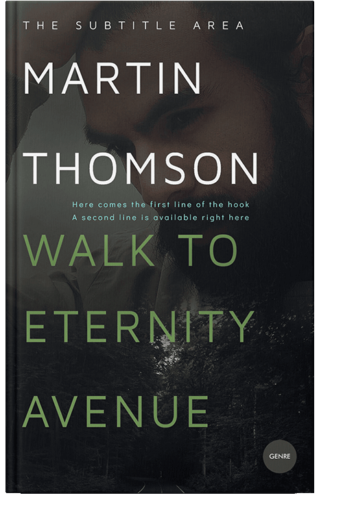 Front view of Cod Gray #3212 - Premade Mystery & Thriller & Suspense Book Cover