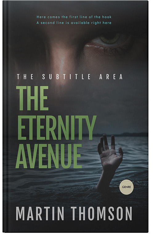 Front view of Shark #3213 - Premade Mystery & Thriller & Suspense Book Cover