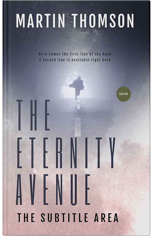 Front view of Pale Slate #3214 - Premade Mystery & Thriller & Suspense Book Cover