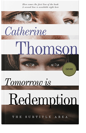 Pre Made Book Cover Cocoa Brown