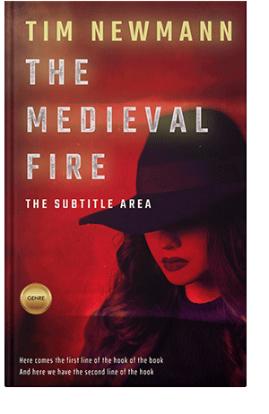 Pre Made Book Cover Aubergine