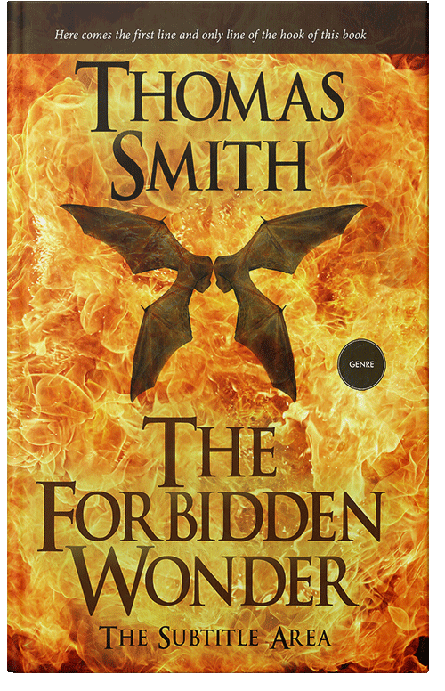 Front view of Tulip Tree #3229 - Premade Apocalyptica Book Cover