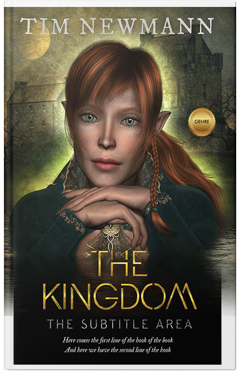 Front view of Premade Fantasy Book Cover - Gimblet