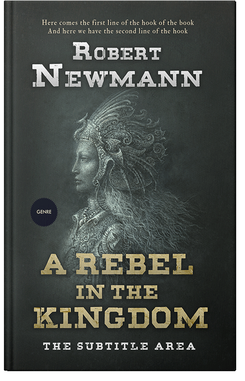 Front view of Premade Fantasy Book Cover - Outer Space