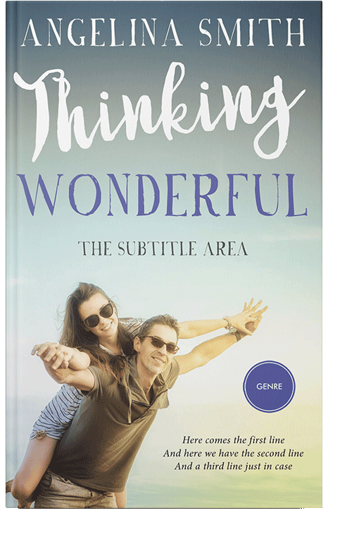 Front view of Periglacial Blue #3245 - Premade Romance Book Cover