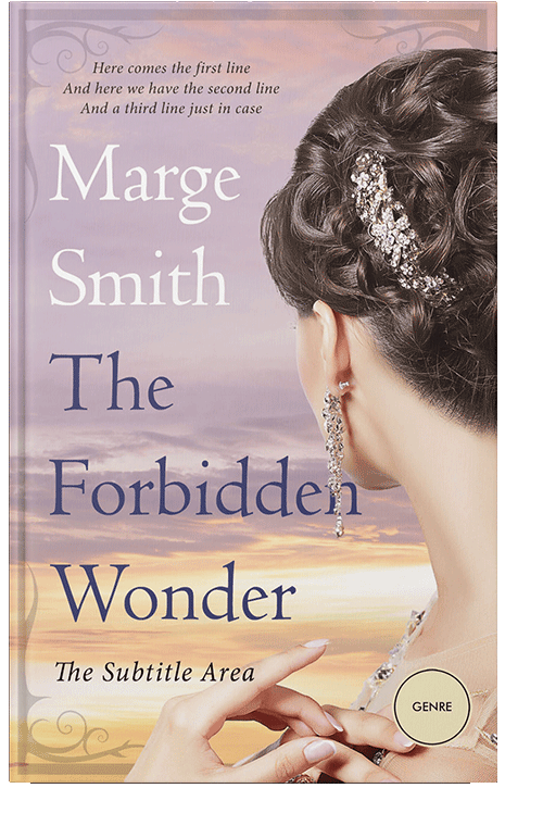 Front view of Wafer #3246 - Premade Romance Book Cover