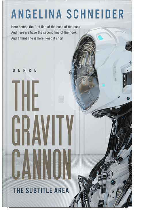 Front view of Iron #3248 - Premade Science Fiction Book Cover