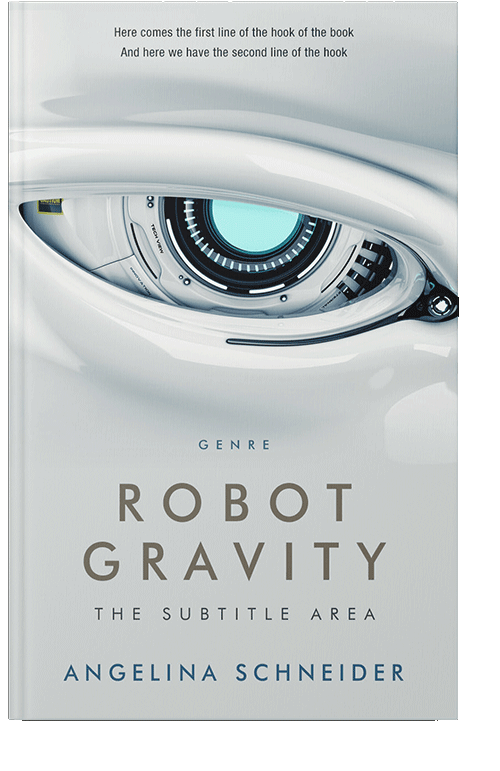 Front view of Nebula #3249 - Premade Science Fiction Book Cover