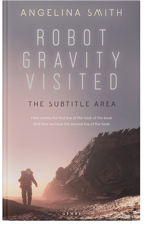 Front view of Hurricane #3250 - Premade Science Fiction Book Cover