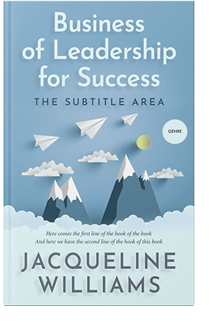 Pre Made Book Cover Glacier