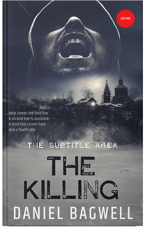 Front view of Ebony Clay #3257 - Premade Mystery & Thriller & Suspense Book Cover