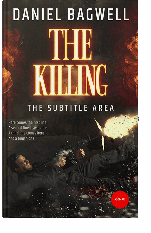 Front view of Oil #3258 - Premade Mystery & Thriller & Suspense Book Cover