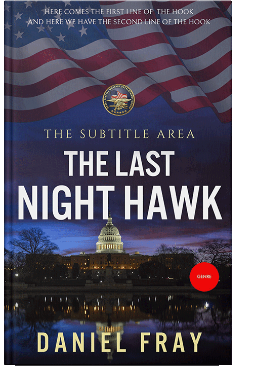 Front view of Revolver #3262 - Premade Action & Adventure Book Cover