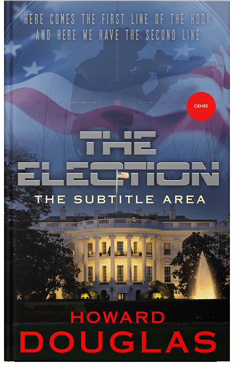 Front view of East Bay #3263 - Premade Action & Adventure Book Cover