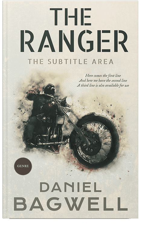 Front view of White Rock #3266 - Premade Action & Adventure Book Cover