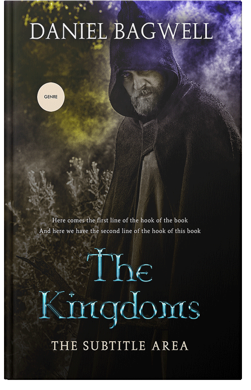 Front view of Zeus #3273 - Premade Fantasy Book Cover