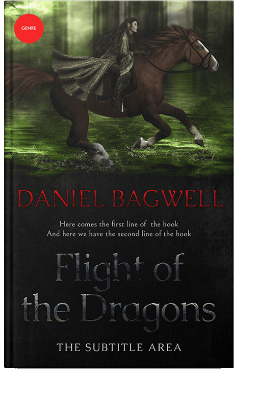 Front view of Marshland #3276 - Premade Fantasy Book Cover
