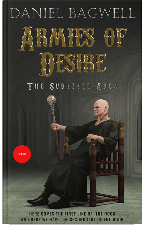 Front view of Zeus #3278 - Premade Fantasy Book Cover