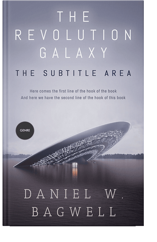 Front view of Gray Suit #3281 - Premade Apocalyptica Book Cover