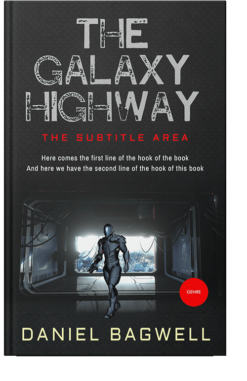 Front view of Shark #3283 - Premade Science Fiction Book Cover