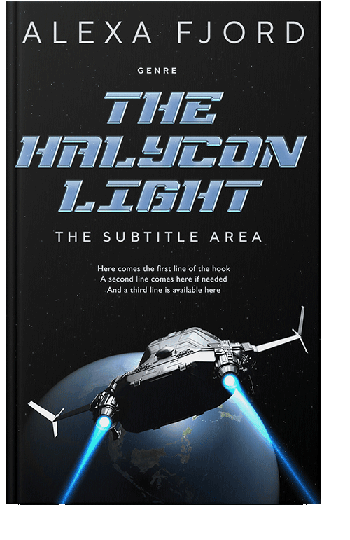 Front view of Bunker #3285 - Premade Science Fiction Book Cover