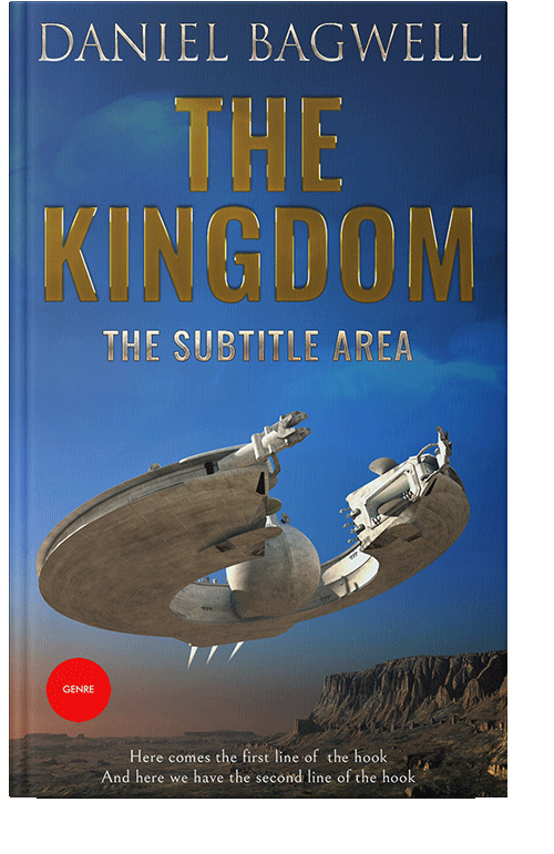 Front view of San Juan #3286 - Premade Science Fiction Book Cover