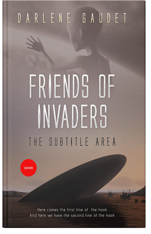 Front view of Hemp #3292 - Premade Apocalyptica Book Cover