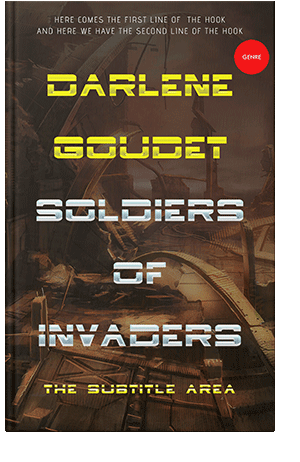 Pre Made Book Cover Black Marlin