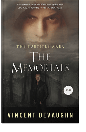 Pre Made Book Cover Taupe