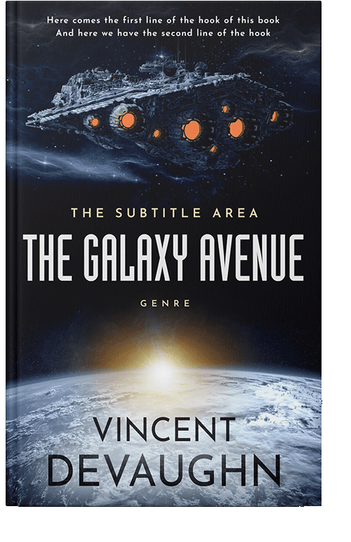 Front view of Vulcan #3305 - Premade Science Fiction Book Cover