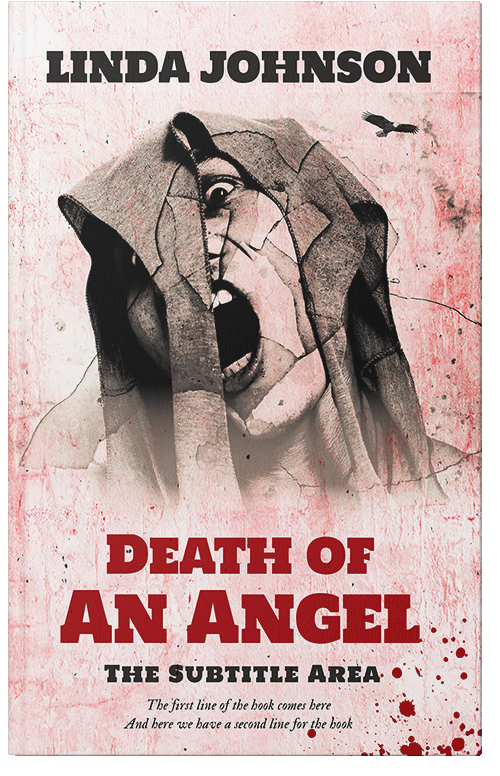 Front view of Premade Horror Book Cover - Dune