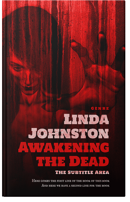 Front view of Premade Horror Book Cover - Punch