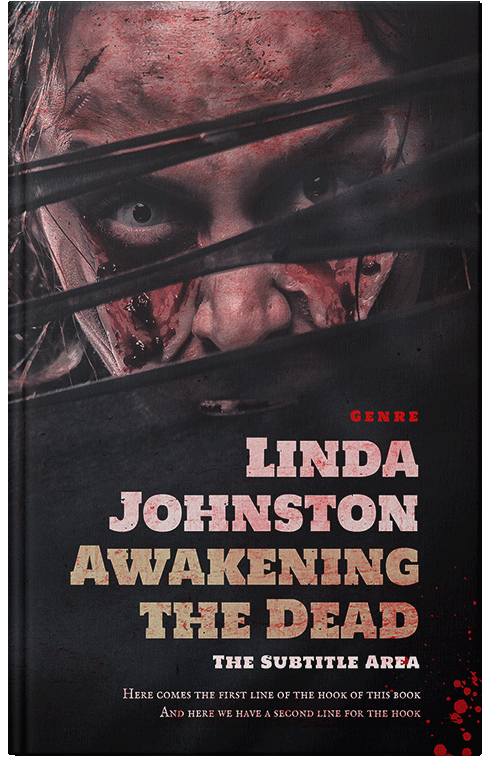 Front view of Premade Apocalyptica Book Cover - Oriental Pink