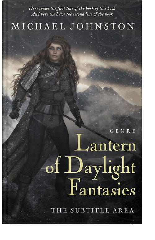 Front view of Shark #3325 - Premade Fantasy Book Cover